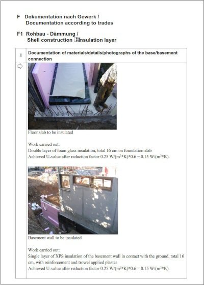 Passive House Work Documentation